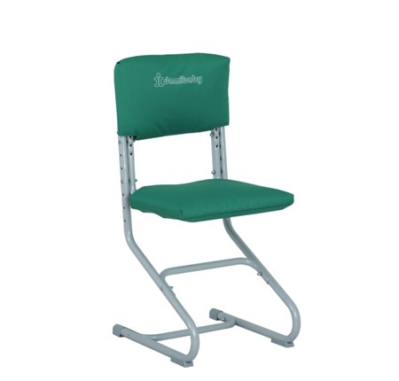 Комплект чехлов на спинку и сиденье стула СУТ.01.040-01 Зеленый, ткань Оксфорд в Артеме - изображение