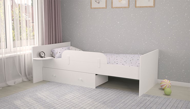 Детали для подростковой кровати POLINI Kids French/Ameli 900 Белый в Уссурийске - изображение 3
