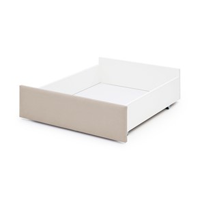 Ящик для детской кровати Litn мягкий для кроватей 160х80 холодный бежевый (микрошенилл) в Артеме