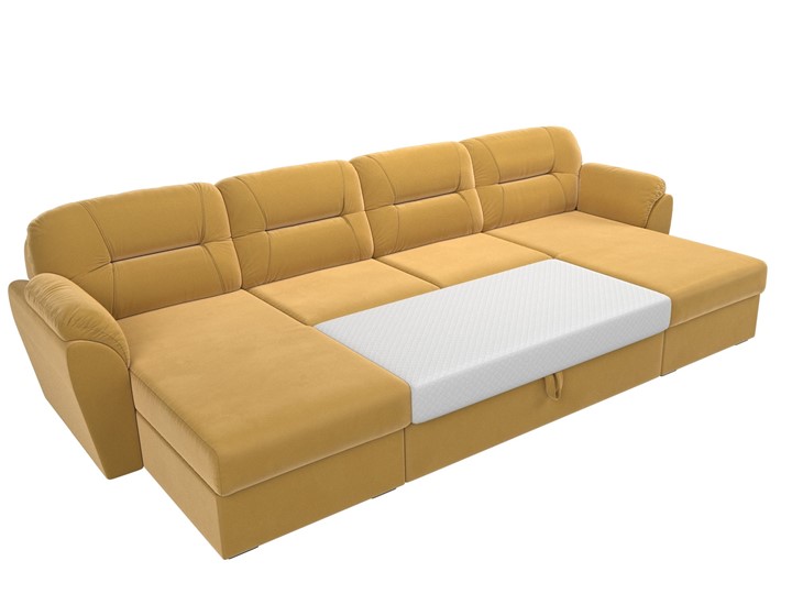 П-образный диван Бостон, Желтый (микровельвет) в Артеме - изображение 8