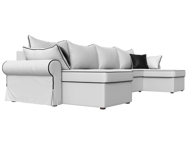П-образный диван Элис, Белый (экокожа) в Артеме - изображение 4