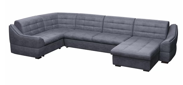 Большой диван с оттоманкой и креслом Антарес 1 ПДУ New в Находке - изображение