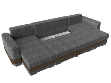 П-образный диван Честер, Серый/коричневый (рогожка) во Владивостоке - предосмотр 6