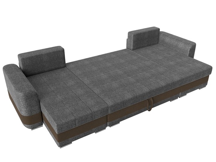 П-образный диван Честер, Серый/коричневый (рогожка) во Владивостоке - изображение 7