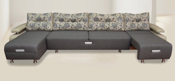 П-образный диван Престиж-15 микс в Артеме - изображение 1