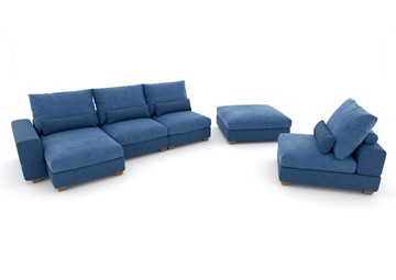 П-образный диван V-10-M П (П1+Д4+Д2+УС+ПС), Memory foam в Уссурийске - предосмотр 2