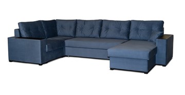 П-образный диван Комфорт 8 ДУ НПБ+МДФ в Артеме - предосмотр
