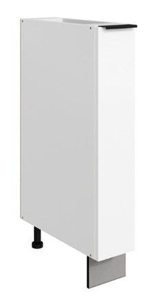 Тумба кухонная Стоун L150 (1 дв.гл.) (белый/джелато софттач) во Владивостоке - изображение