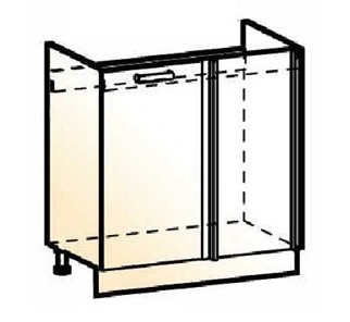 Шкаф рабочий под мойку угловой Стоун L800 (1 дв. гл.) в Уссурийске