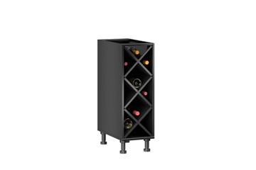 Тумба кухонная винная Мокка ЛД 270.070, цвет черный в Артеме