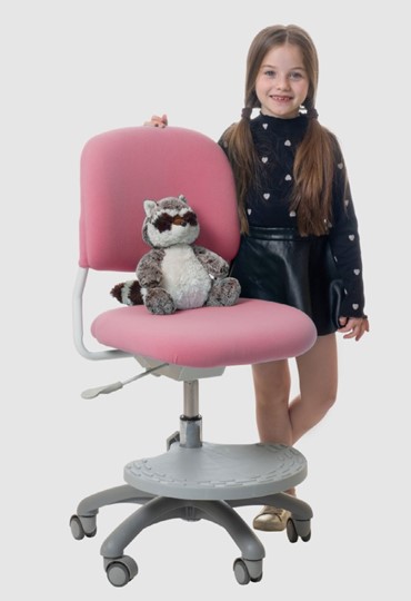 Детское кресло Holto-15 розовое во Владивостоке - изображение 7