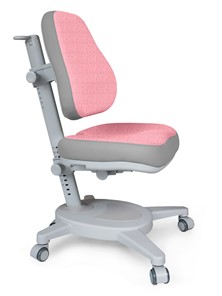 Кресло детское Mealux Onyx (Y-110) G + DPG  - серое + чехол розовый с серыми вставками в Артеме - предосмотр