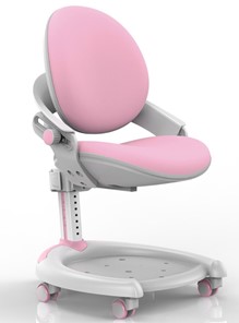 Детское кресло Mealux ZMAX-15 Plus, Y-710 PN Light, белый металл, обивка светло-розовая однотонная во Владивостоке