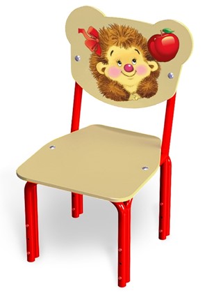 Детский растущий стул Ежик (Кузя-Еж(1-3)ВКр) в Находке - изображение