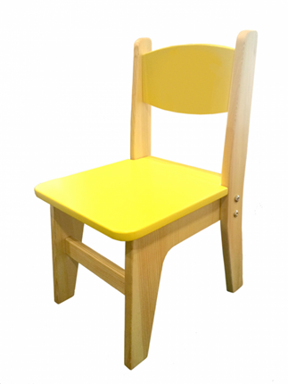 Детский стул Вуди желтый (H 260) в Артеме - изображение