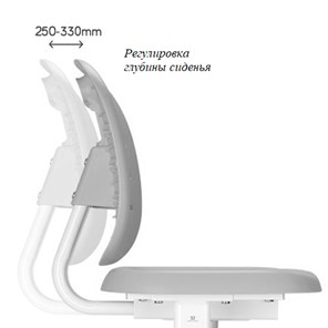 Стол растущий и стул Piccolino III Grey в Артеме - предосмотр 1