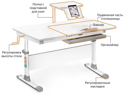 Детский стол-трансформер Mealux Evo-40 Lite, Зеленый во Владивостоке - изображение 1