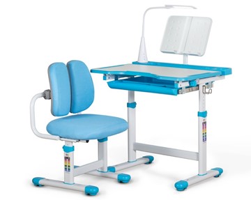 Комплект из растущего стола и кресла Mealux EVO BD-23 Blue в Артеме