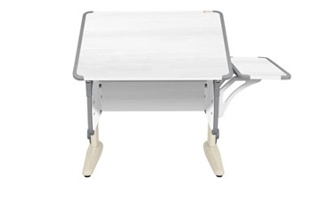 Детский стол-трансформер 4/75 (СУТ.41) + Polka_b 4/550 Рамух белый/бежевый/серый в Артеме