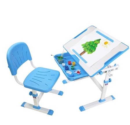 Растущая парта + стул Karo Blue в Артеме - изображение