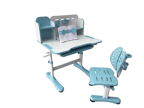 Парта растущая + стул Vivo Blue FUNDESK в Артеме - изображение