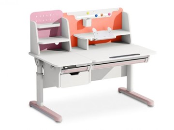 Детский стол-трансформер Mealux Electro 730 + надстройка, Розовый в Уссурийске