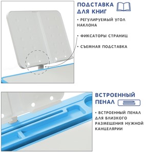 Комплект растущей мебели SET Holto-18 голубой во Владивостоке - предосмотр 6