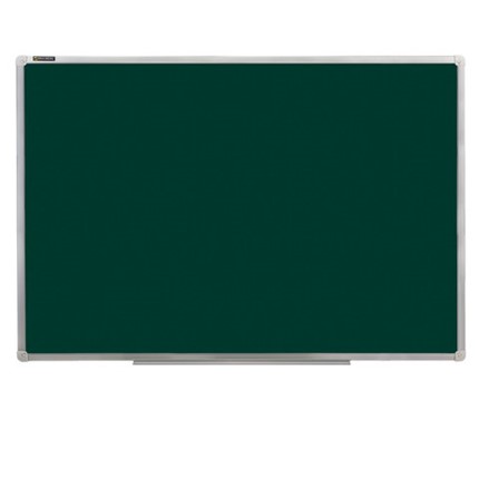 Доска для мела магнитная 90х120 см, зеленая, ГАРАНТИЯ 10 ЛЕТ, РОССИЯ, BRAUBERG, 231706 в Артеме - изображение