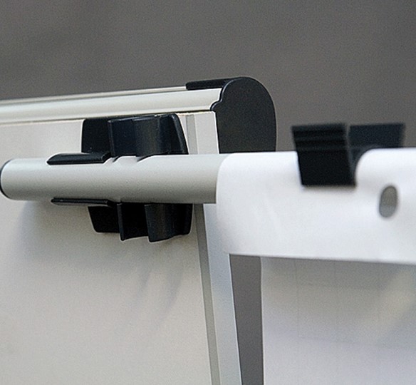 Магнитно-маркерная доска-флипчарт 2х3, TF02/2011, 70x100 см, передвижная, держатели для бумаги в Находке - изображение 5