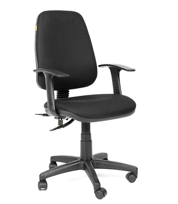 Офисное кресло CHAIRMAN 661 Ткань стандарт 15-21 черная во Владивостоке - изображение