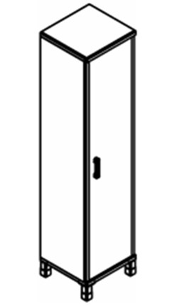 Шкаф Born В-702.1 L/R 475х450х2054 мм в Артеме - изображение